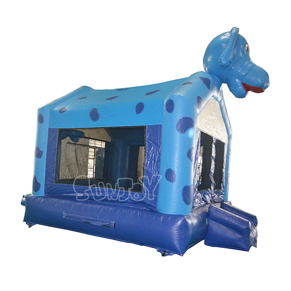 Blue Dog Inflatable Bouncer