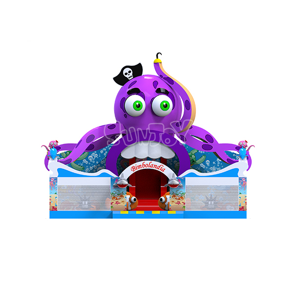 Giant Pirate Octopus Inflatable Bounce Playground New Design SJ-NAP19007