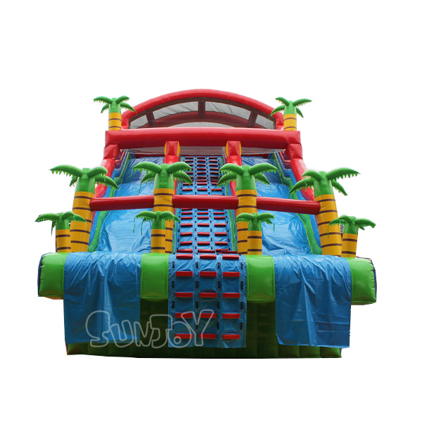 30FT Inflatable Tropical Water Slide For Above Ground Pool SJ-WSL19014