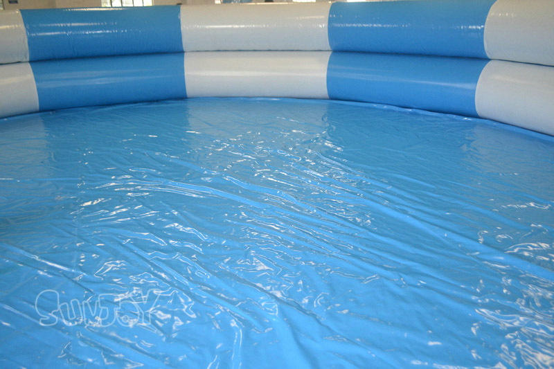 10m double layer inflatable pool inside