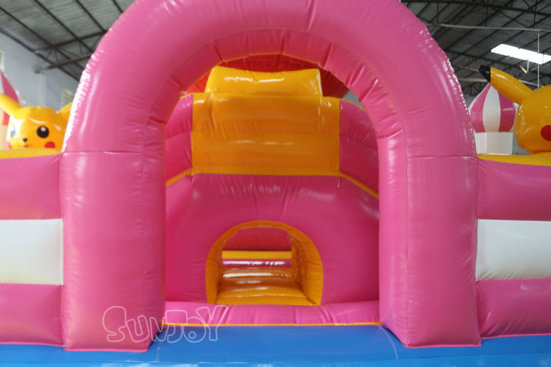 Pikachu inflatable bounce park details 2